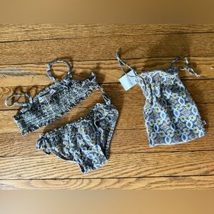 Bonpoint Finlay Two Piece Swimsuit - Size 3 - NWT